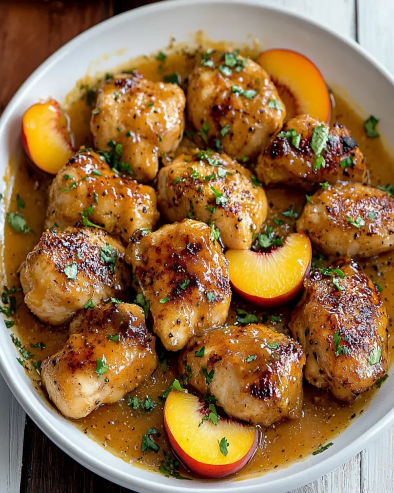 Coconut Peach Chicken First Image First Image