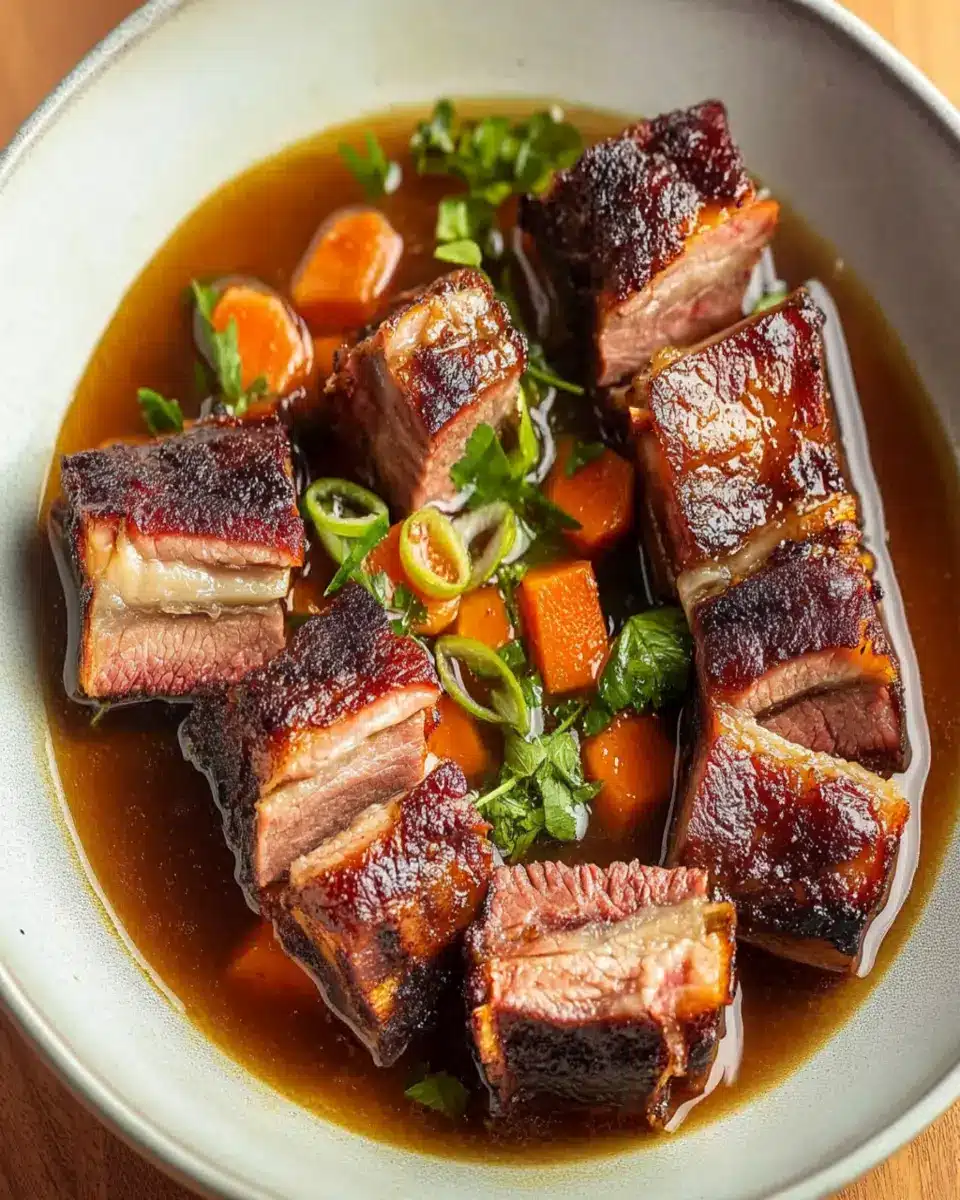 Smoked Rib Consommé First Image First Image