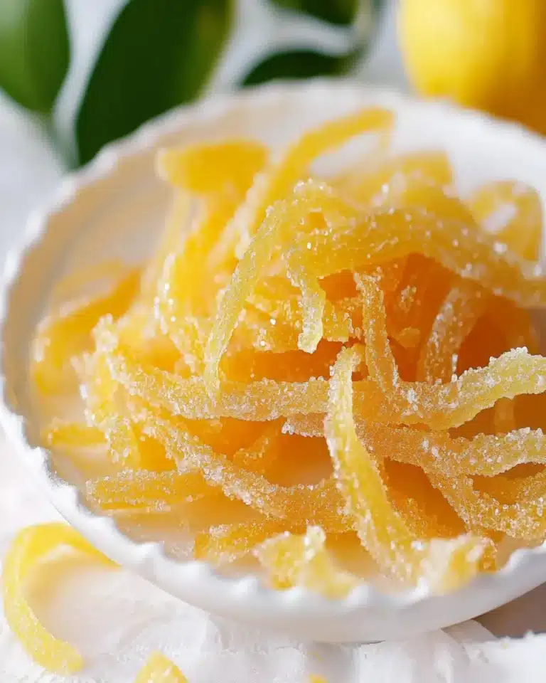 Candied Lemon Peel Recipe First Image First Image