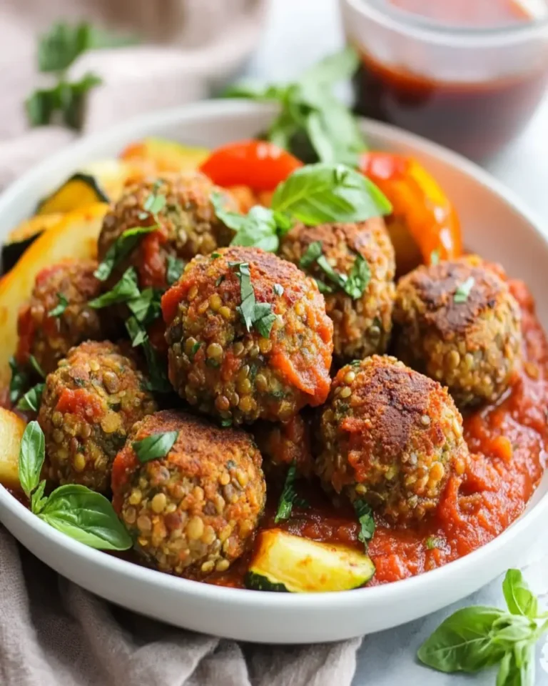 Vegetarian Lentil Meatballs First Image First Image