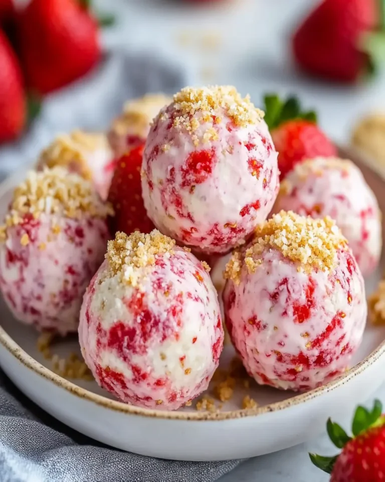 Strawberry Cheesecake Protein Balls First Image First Image