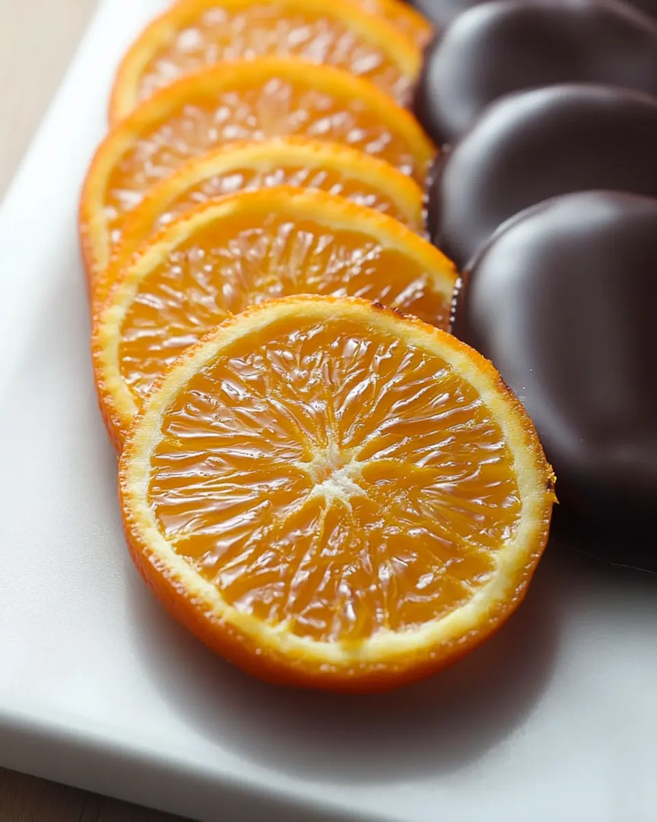 Chocolate-covered oranges First Image First Image