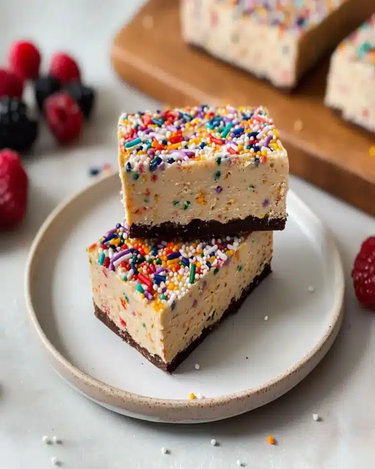 Buff Birthday Cake Protein Bars Recipe First Image First Image