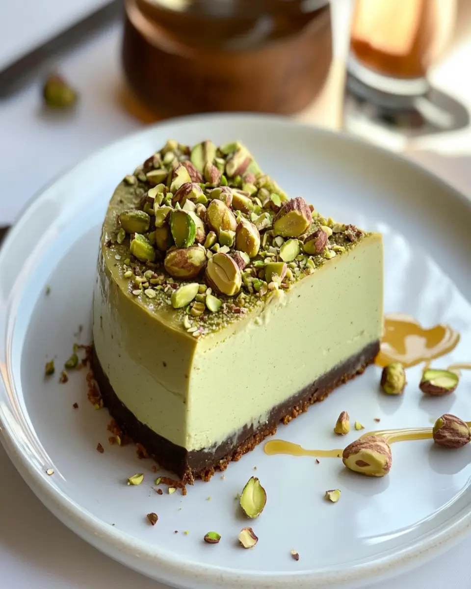 Pistachio San Sebastián Cheesecake First Image First Image