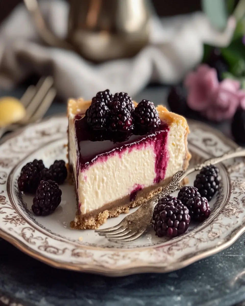Mulberry & Earl Grey Cheesecake First Image First Image