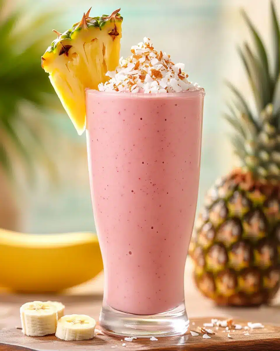 pineapple pink smoothie First Image First Image