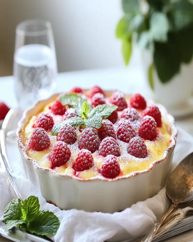 Raspberry Custard Gratin First Image First Image
