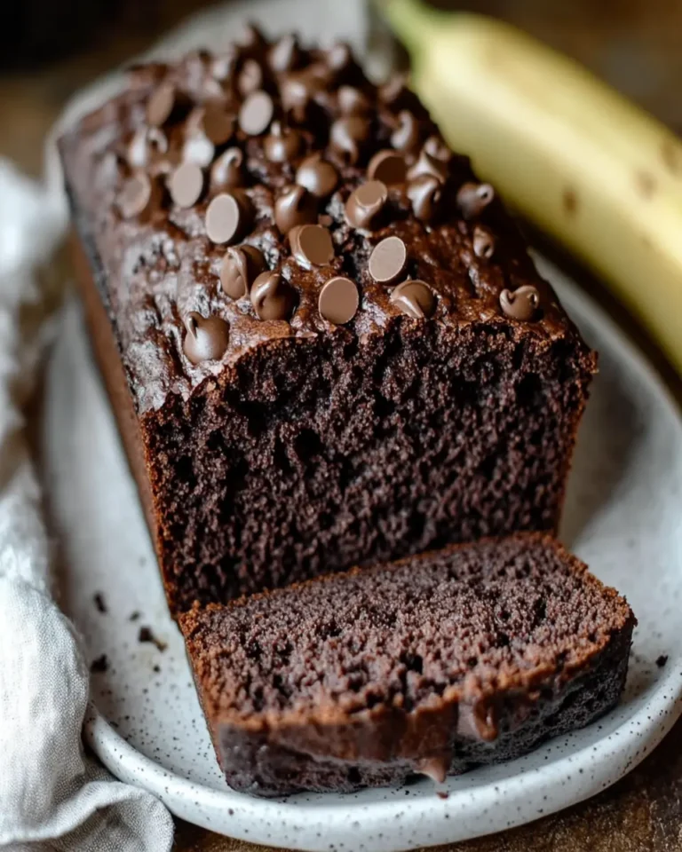 Double Chocolate Greek Yogurt Banana Bread First Image First Image