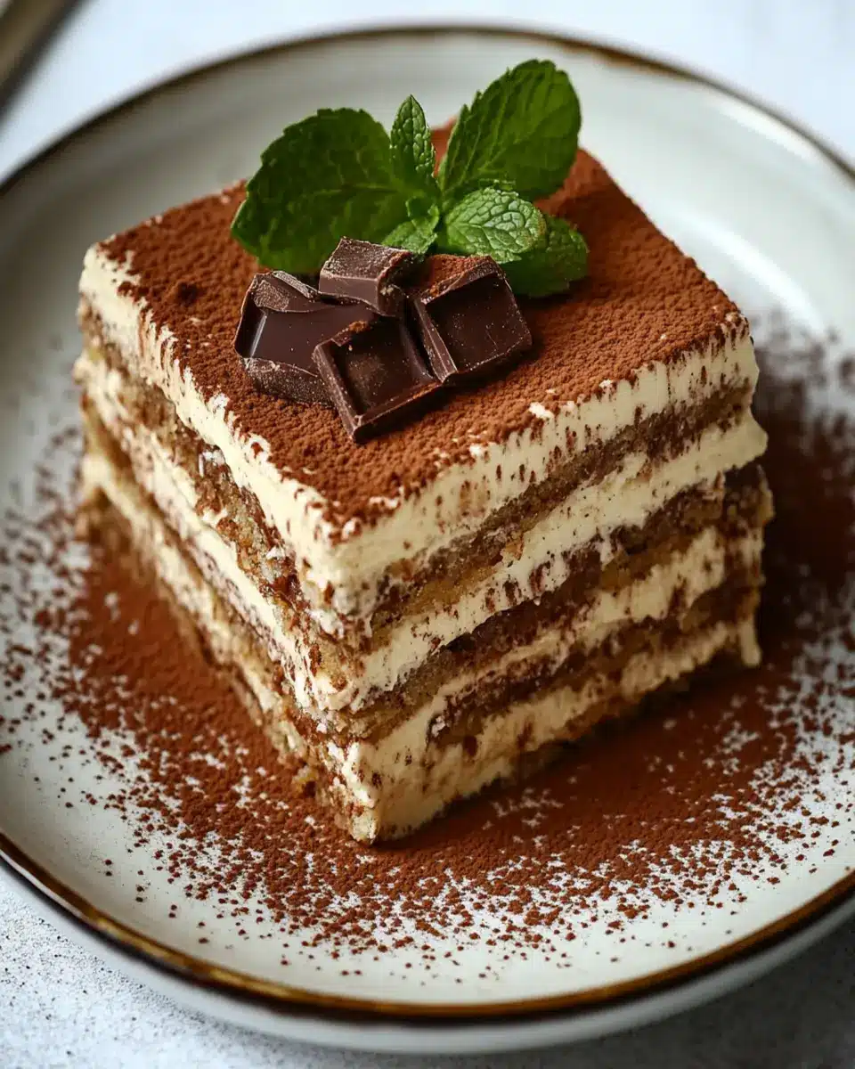 Easy Vegan Tiramisu First Image First Image