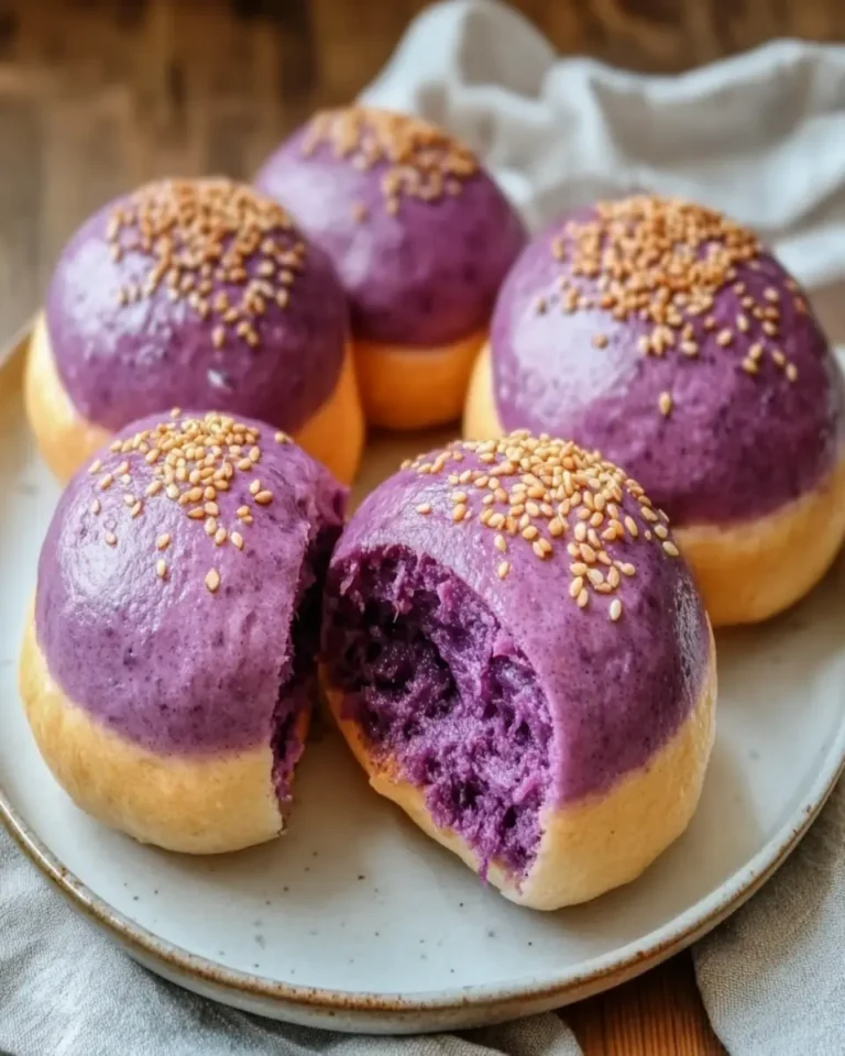 Soft Purple Sweet Potato Buns First Image First Image