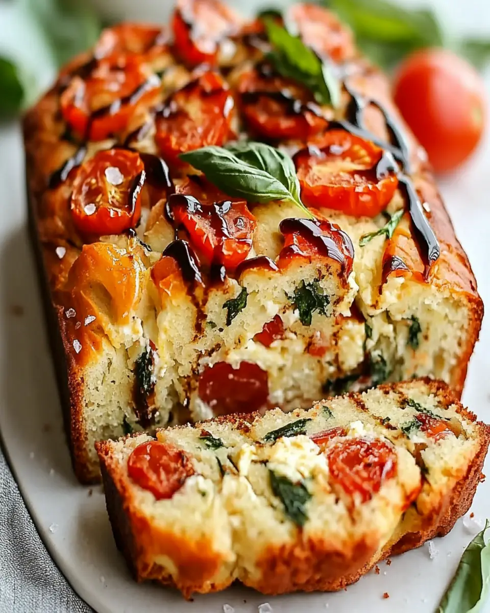 Caprese Quick Bread First Image First Image