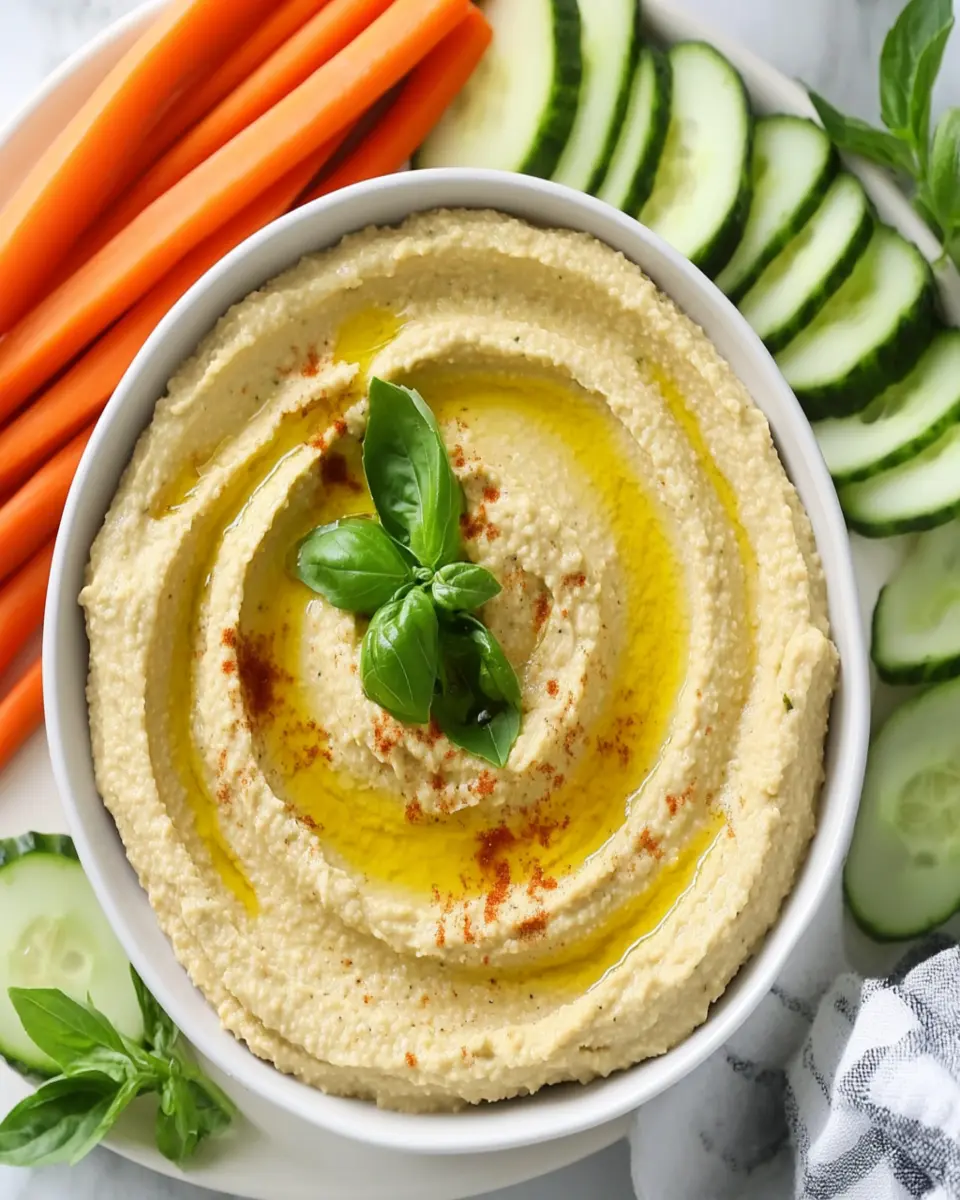 Lemon Basil Hummus First Image First Image