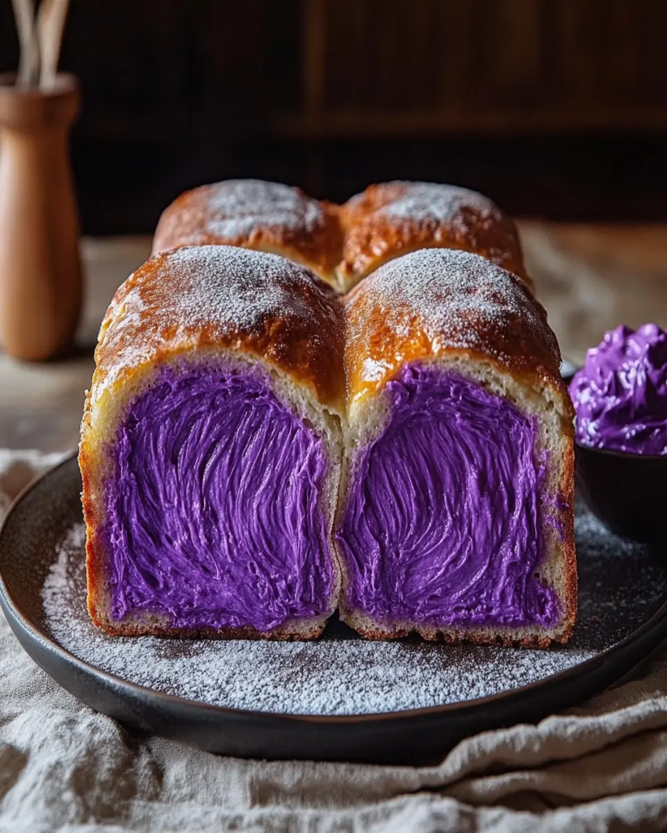 Cozy Ube Milk Bread Tangzhong First Image First Image