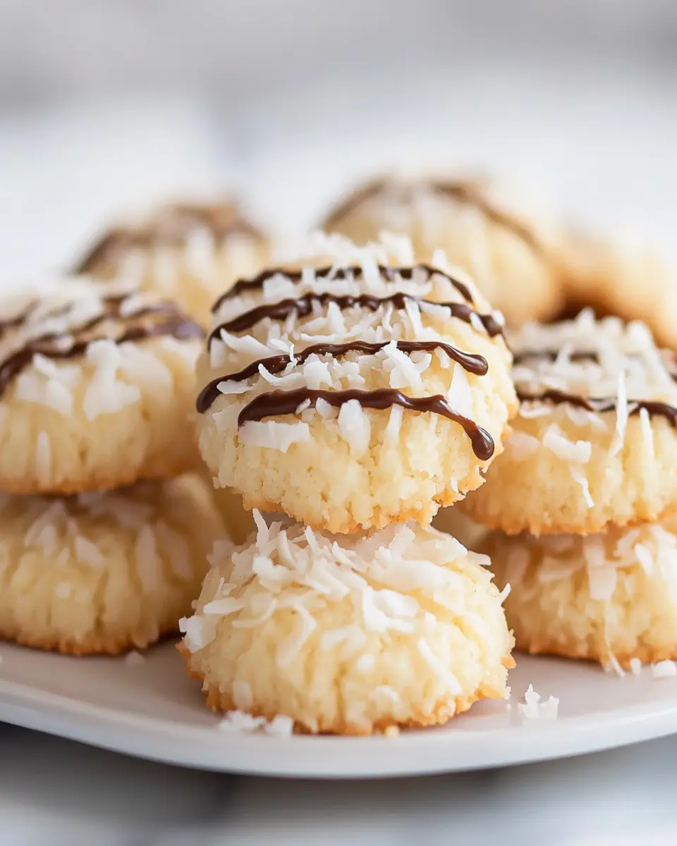 NO BAKE COCONUT COOKIES First Image First Image