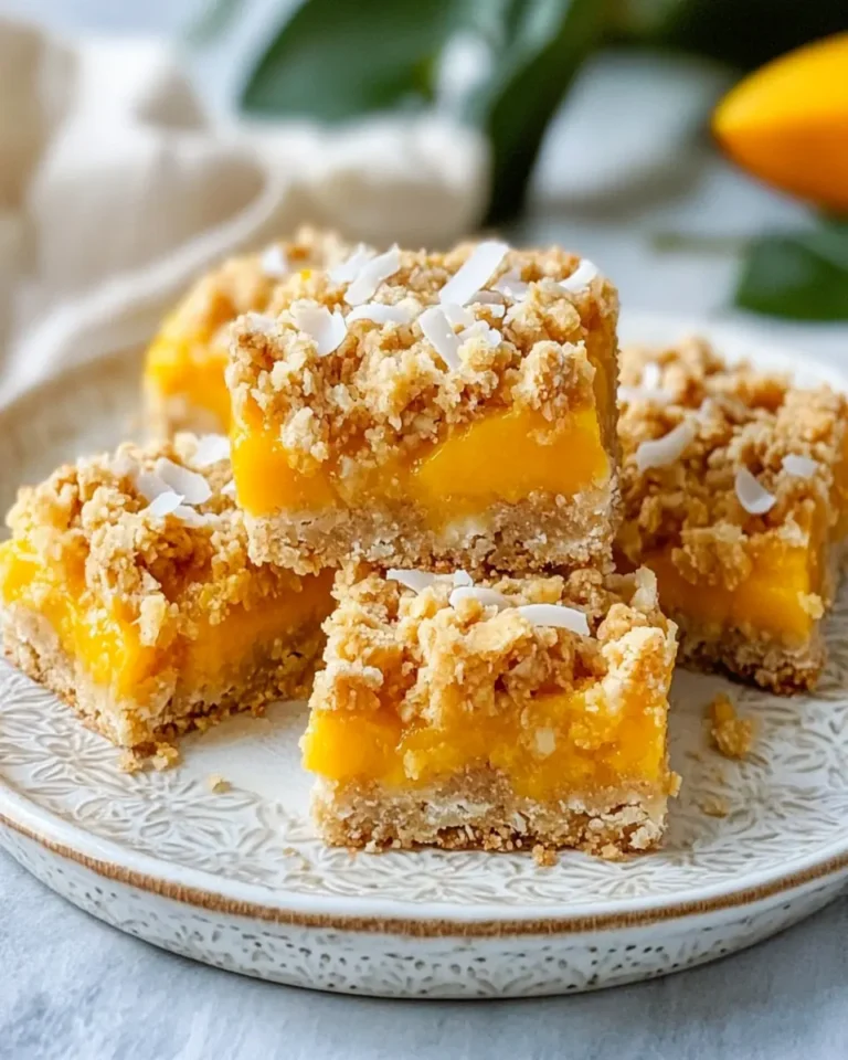 Mango Oatmeal Crumble Bars First Image First Image