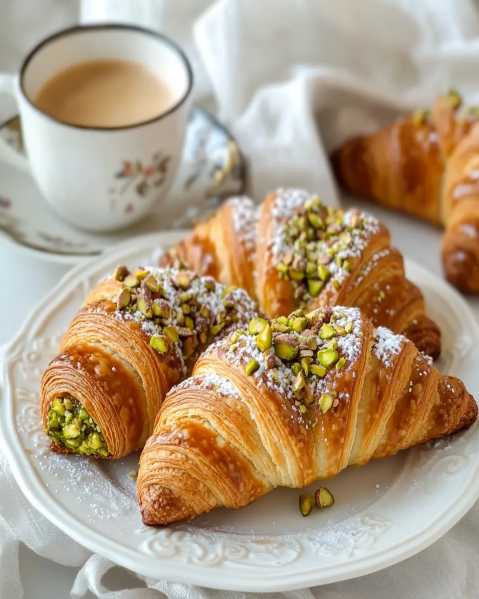 Pistachio Croissants First Image First Image
