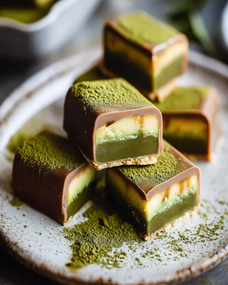 Vegan Matcha Twix Bars First Image First Image