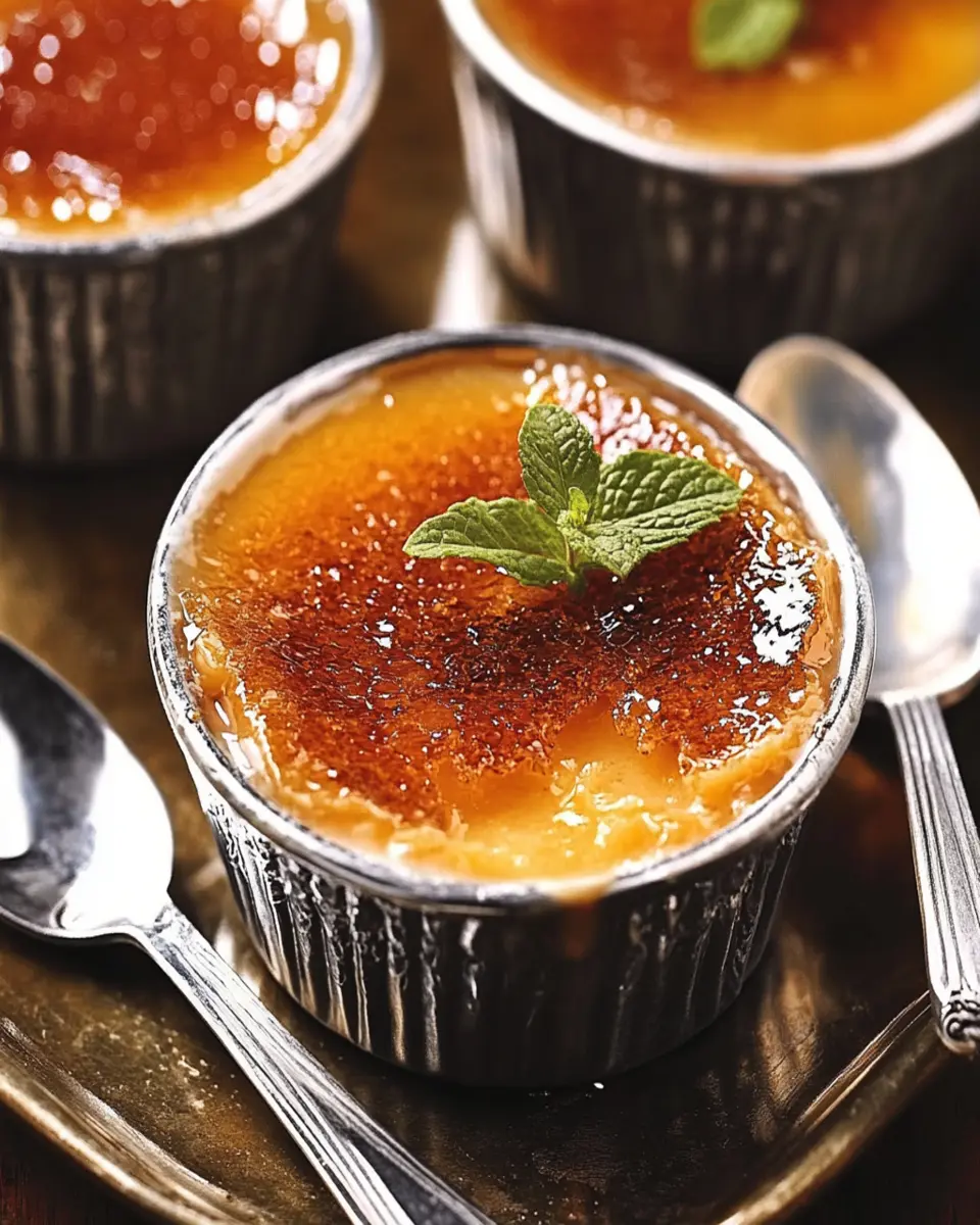 Thai Tea Creme Brulee First Image First Image