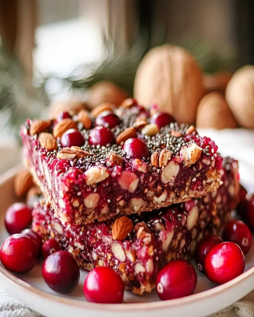 Irresistibly Healthy Raw Cranberry Nut First Image First Image