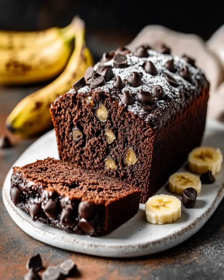 Chocolate espresso banana bread First Image First Image