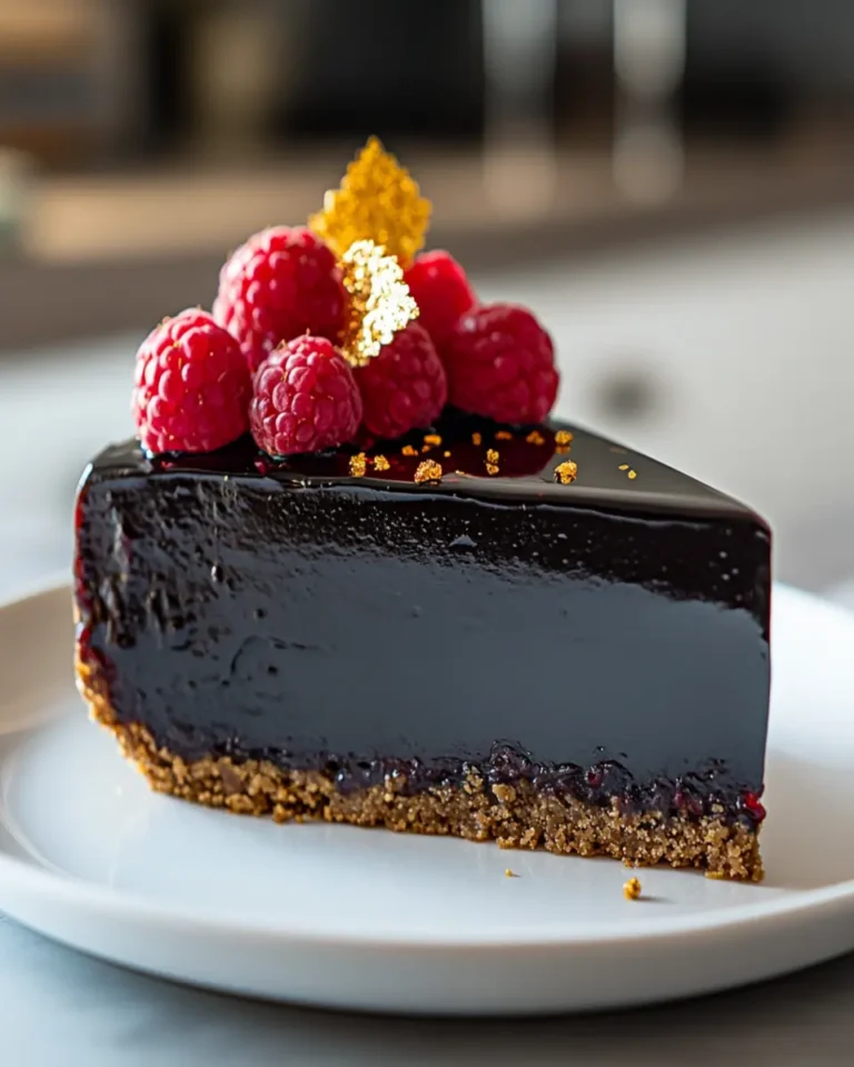 DIY Black Cheesecake First Image First Image