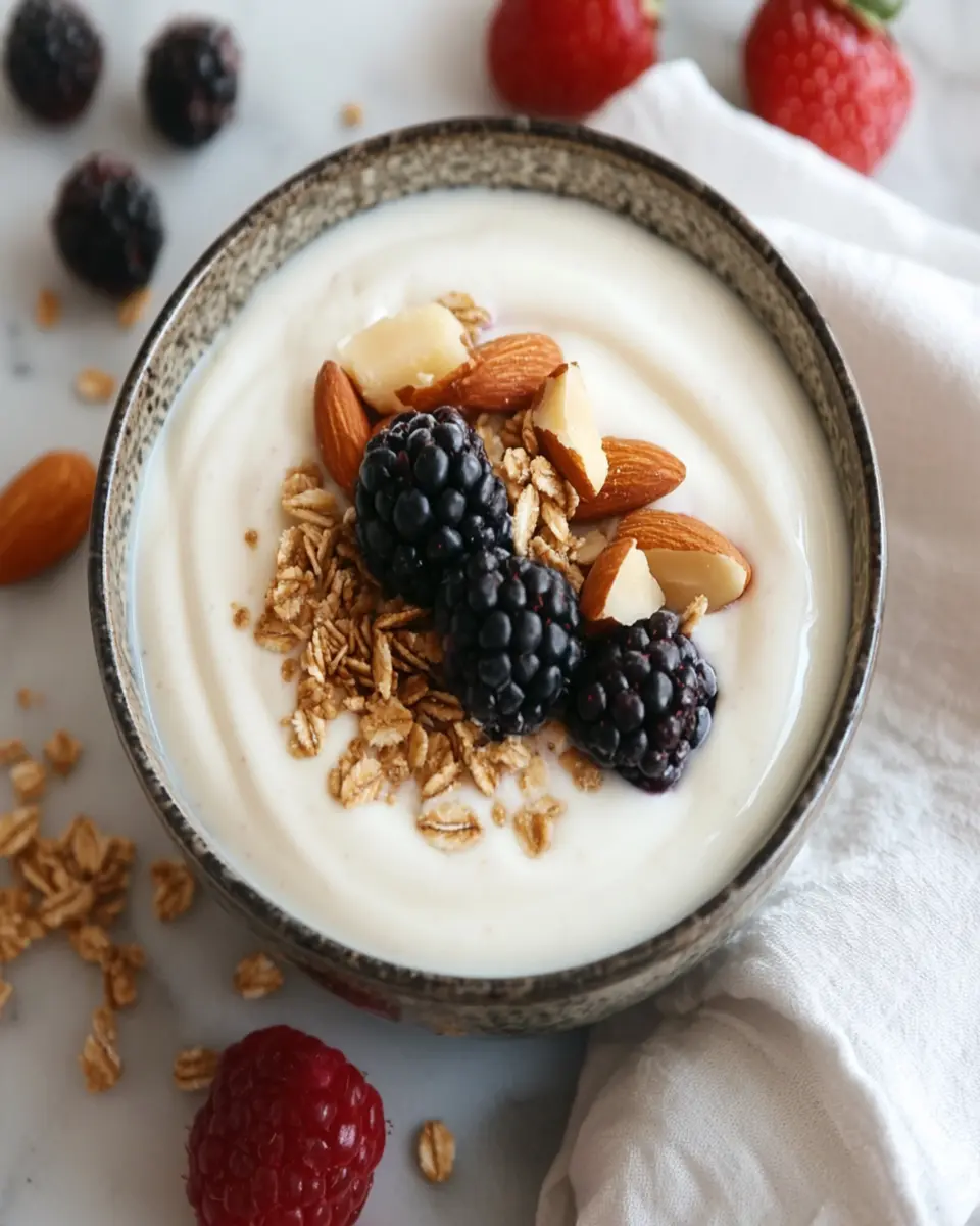Homemade Almond Milk Yogurt First Image First Image