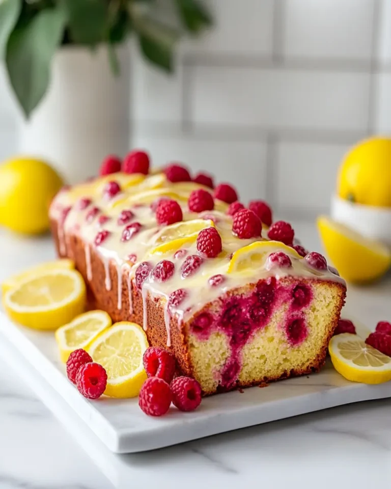 Raspberry Lemon Loaf First Image First Image