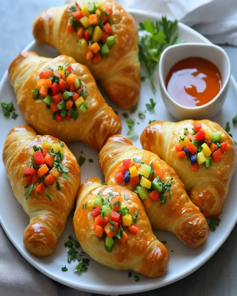 Bunny Footprint Crescent Roll Veggie Pockets First Image First Image