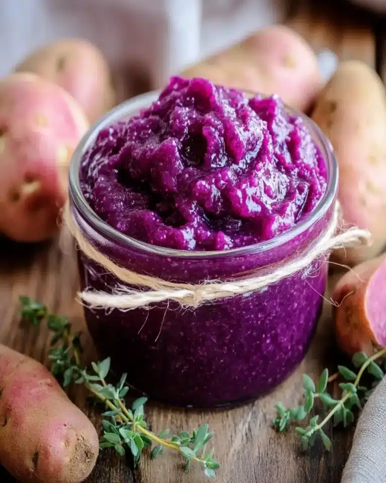 Healthy Purple Sweet Potato Jam First Image First Image