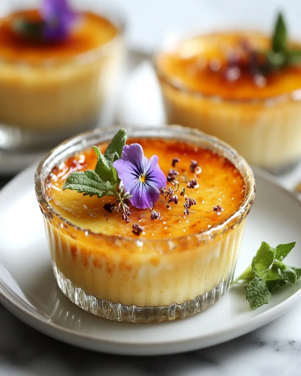 Thai Tea Creme Brulee First Image First Image