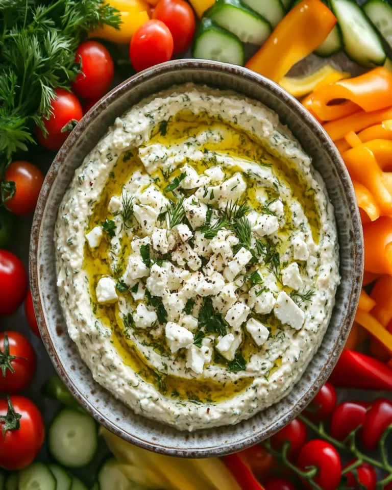 Easy Herb and Feta Olive Oil Dip First Image First Image