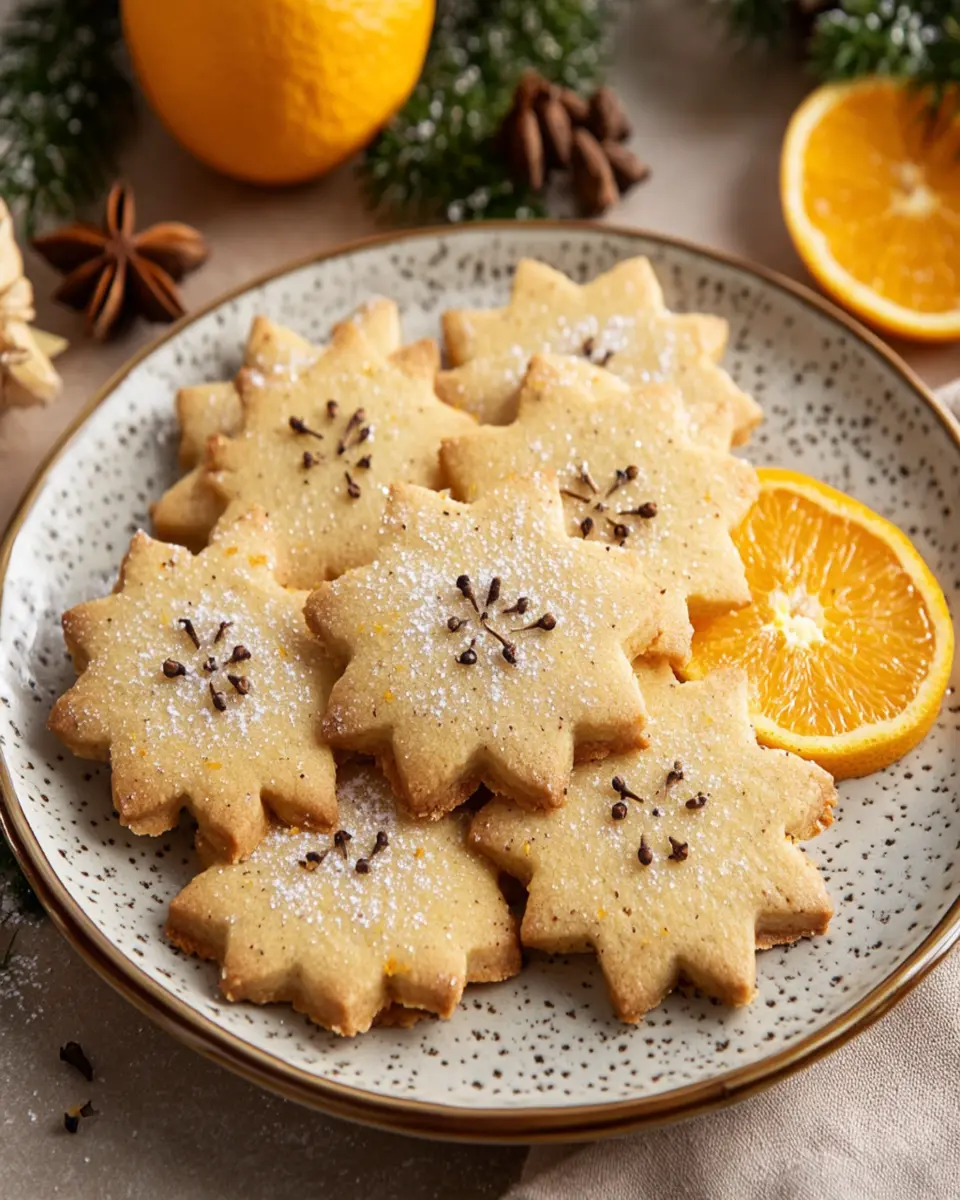 Zesty Orange & Spiced Clove Cookies First Image First Image