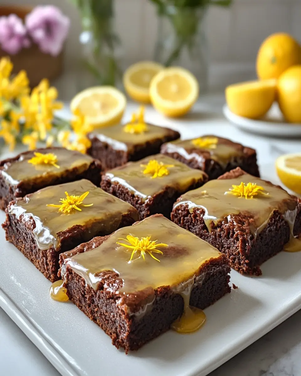 Lemon Brownies First Image First Image