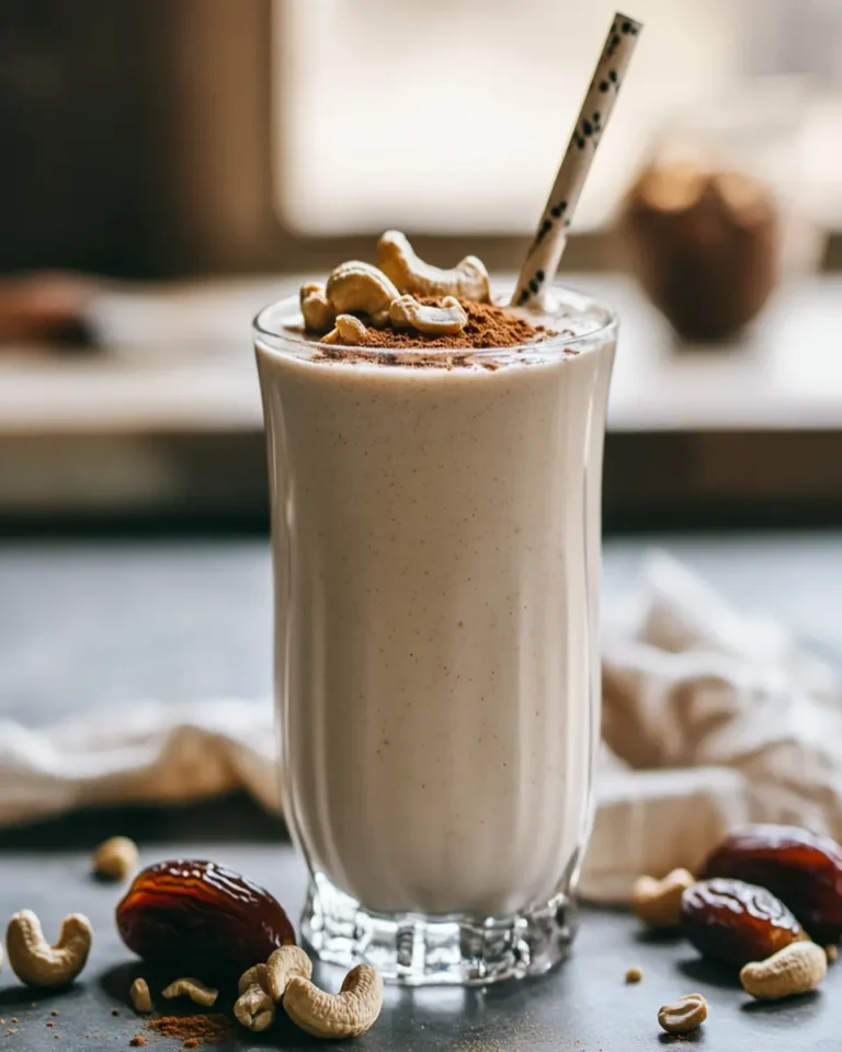 Gut-Healthy Cashew Date Shake First Image First Image