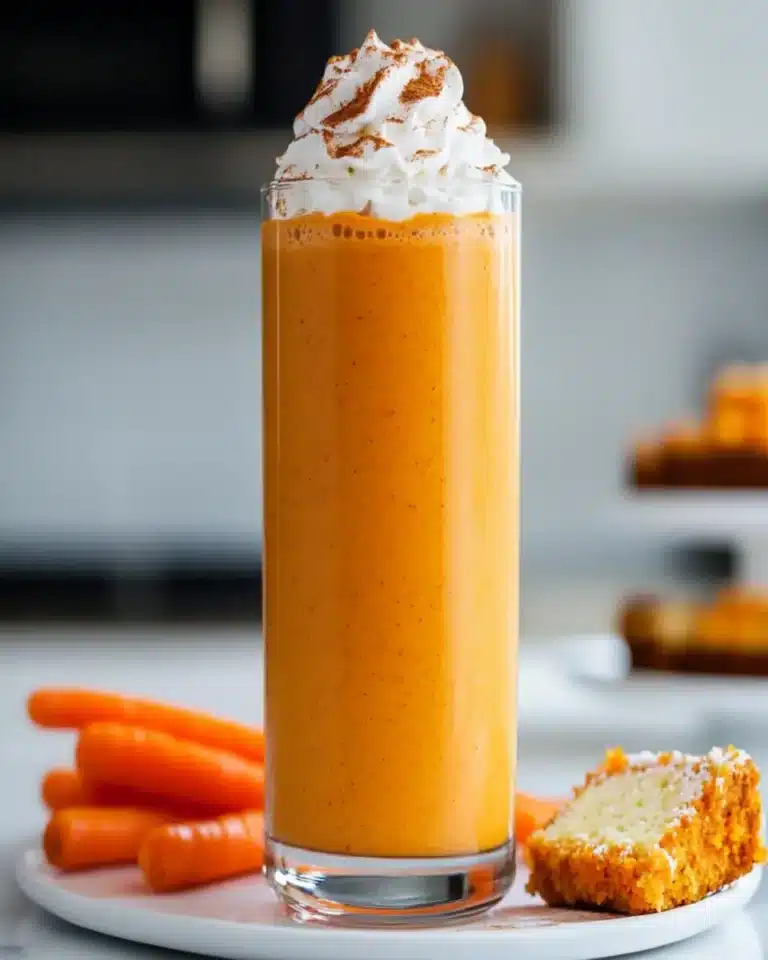 Carrot Cake High Fiber Smoothie First Image First Image