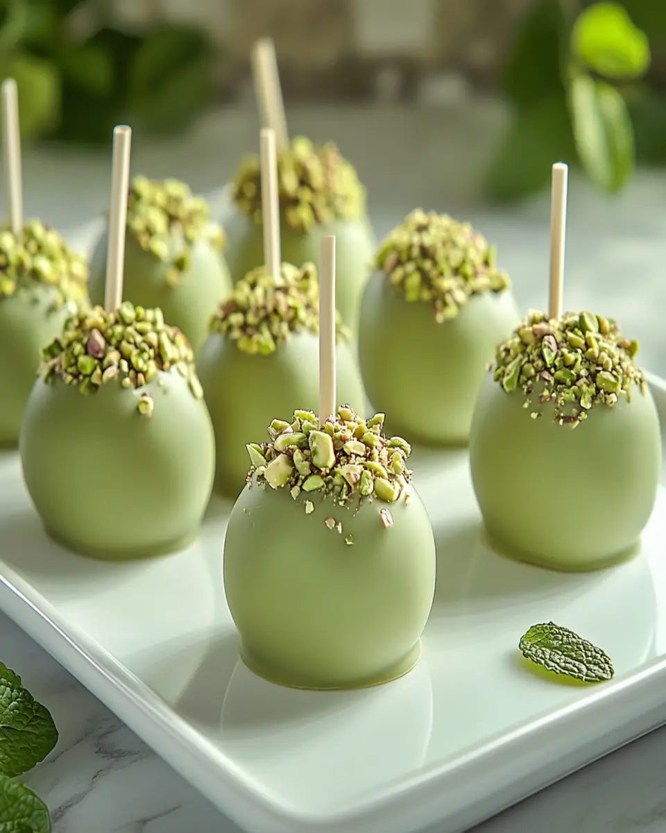 Protein Dessert Pistachio Cake Pops First Image First Image