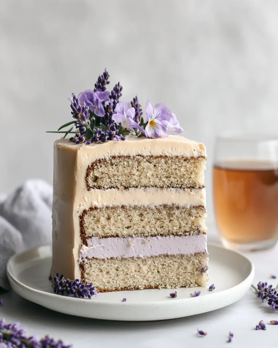 Perfect Iced Lavender Earl Grey Latte Cake First Image First Image