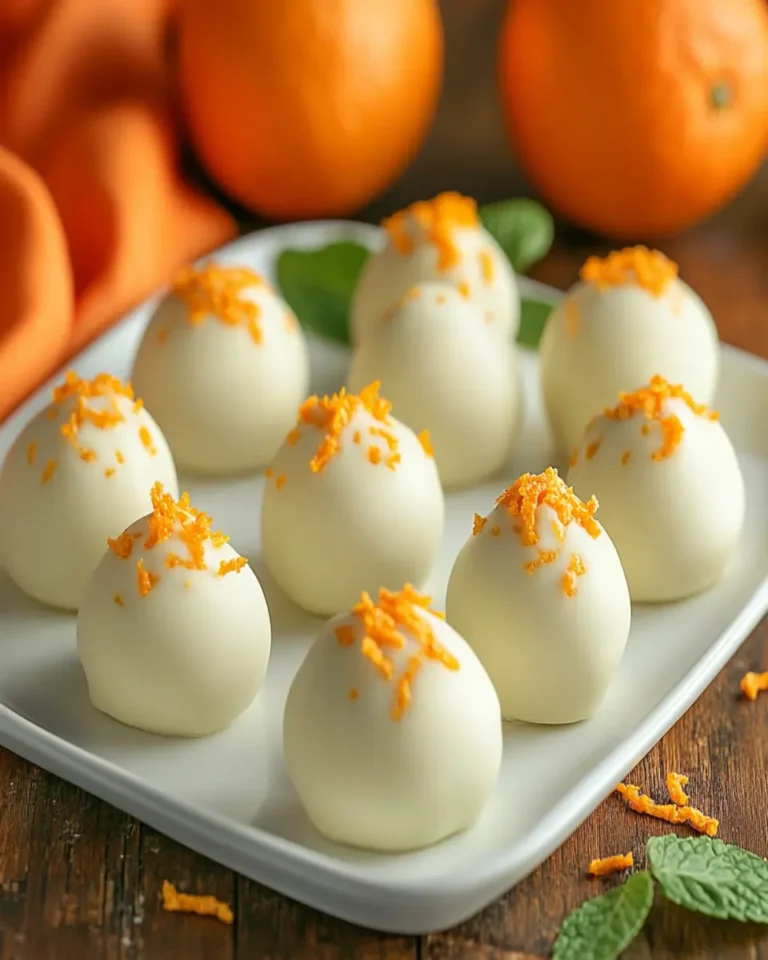 Delicious No Bake Orange Creamsicle Truffles First Image First Image