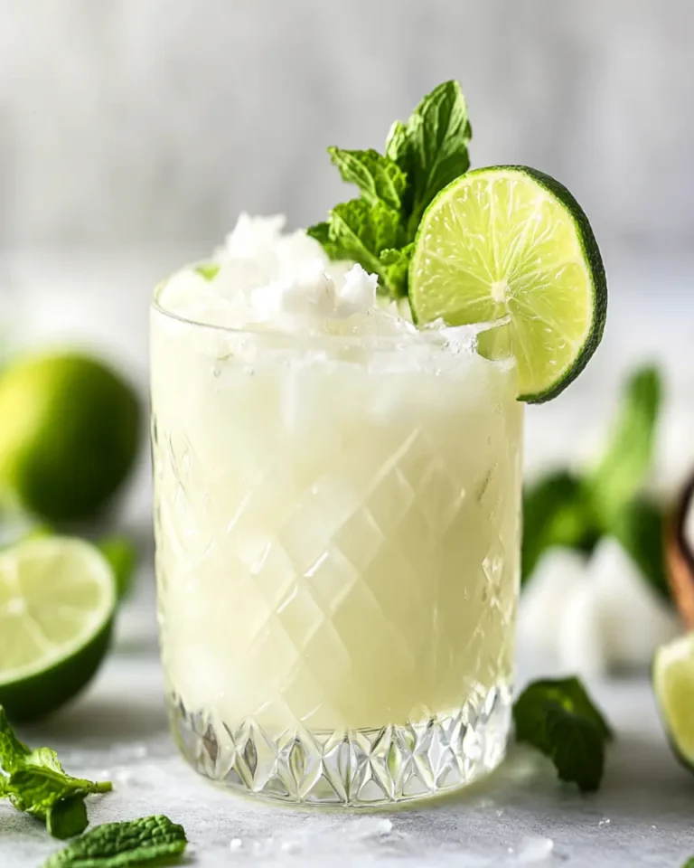 low carb coconut lime cooler First Image First Image