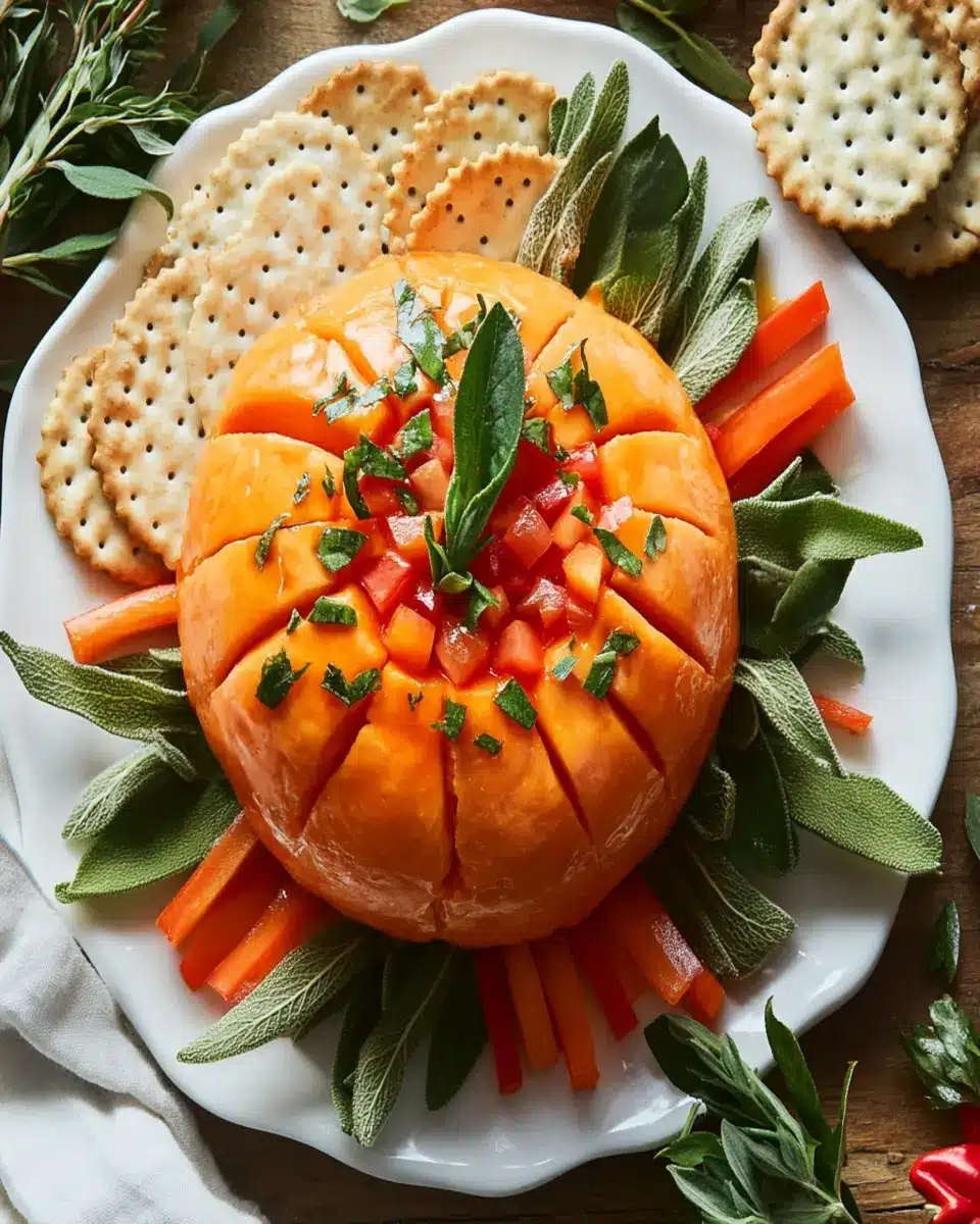 Carrot-Shaped Cheese Ball First Image First Image