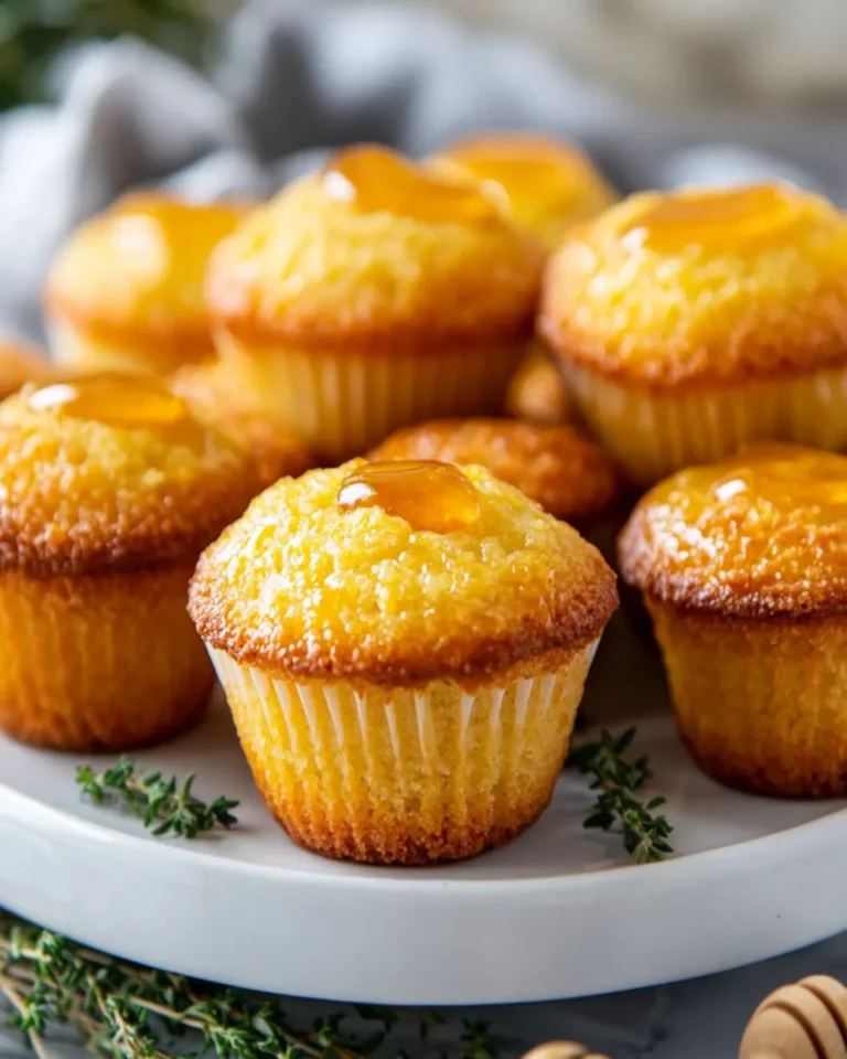 Honey Cornbread Muffins First Image First Image