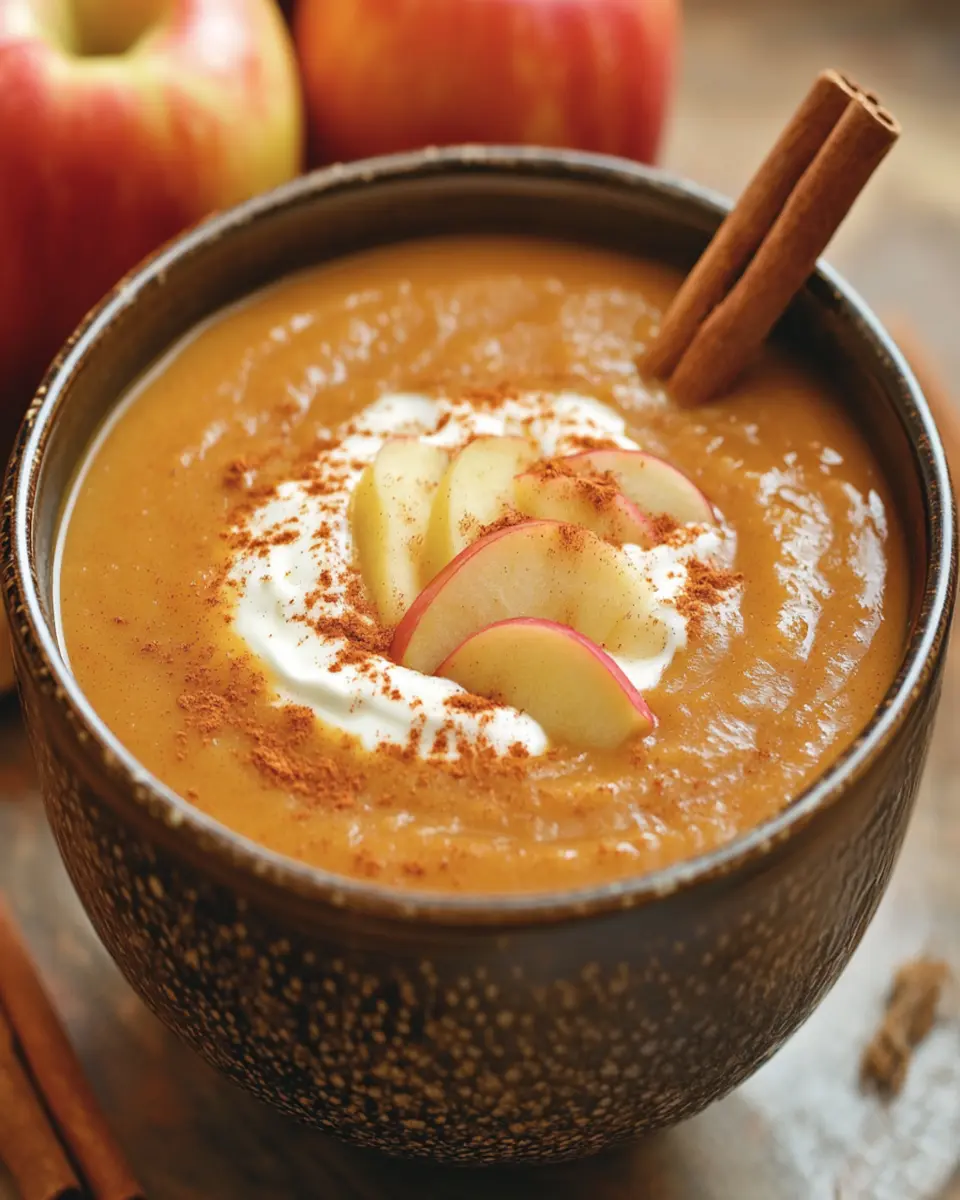 Spicy Apple Cinnamon Soup First Image First Image