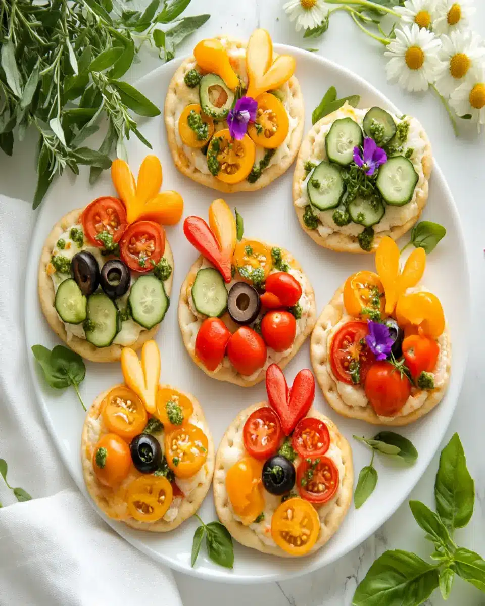 Bunny Ear Mini Pita Pizzas First Image First Image