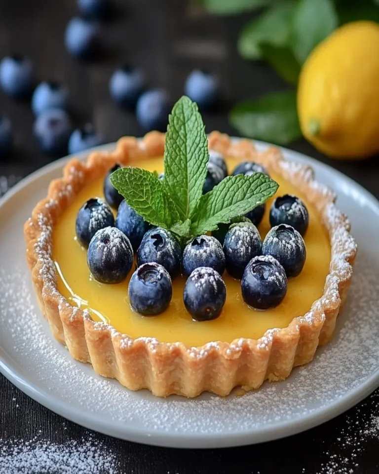 Blueberry–Lemon Curd Tart First Image First Image