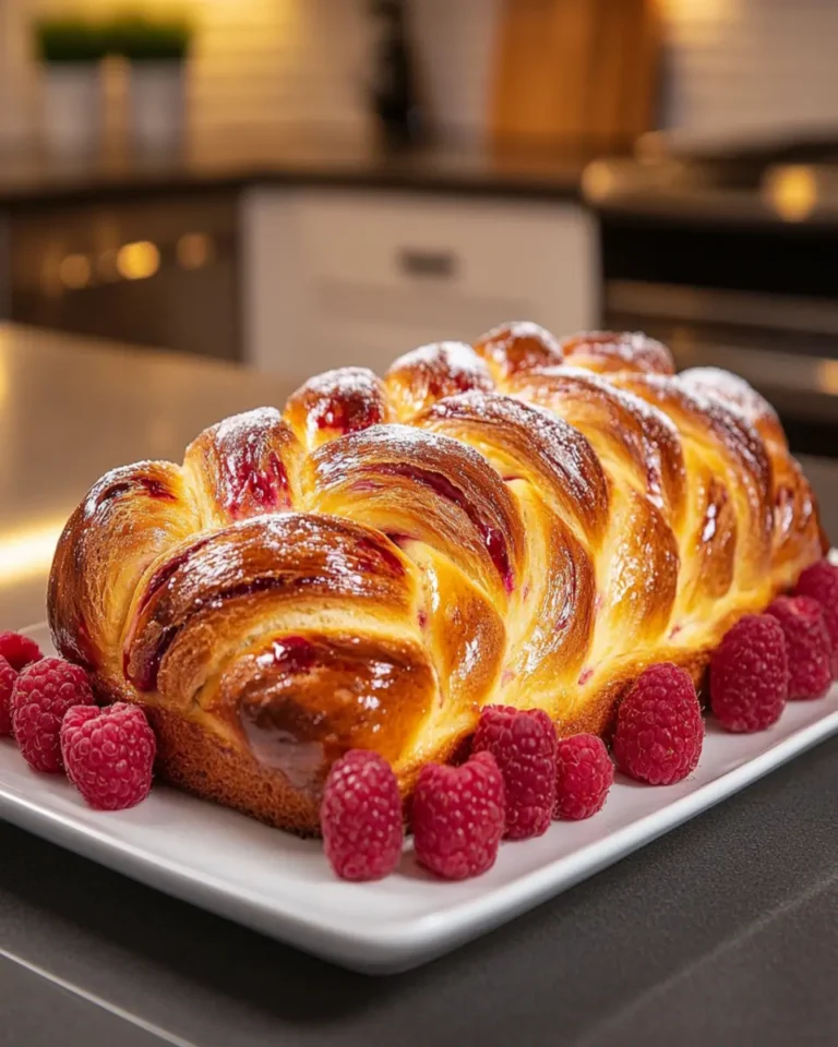 Raspberry Swirl Brioche Loaf First Image First Image