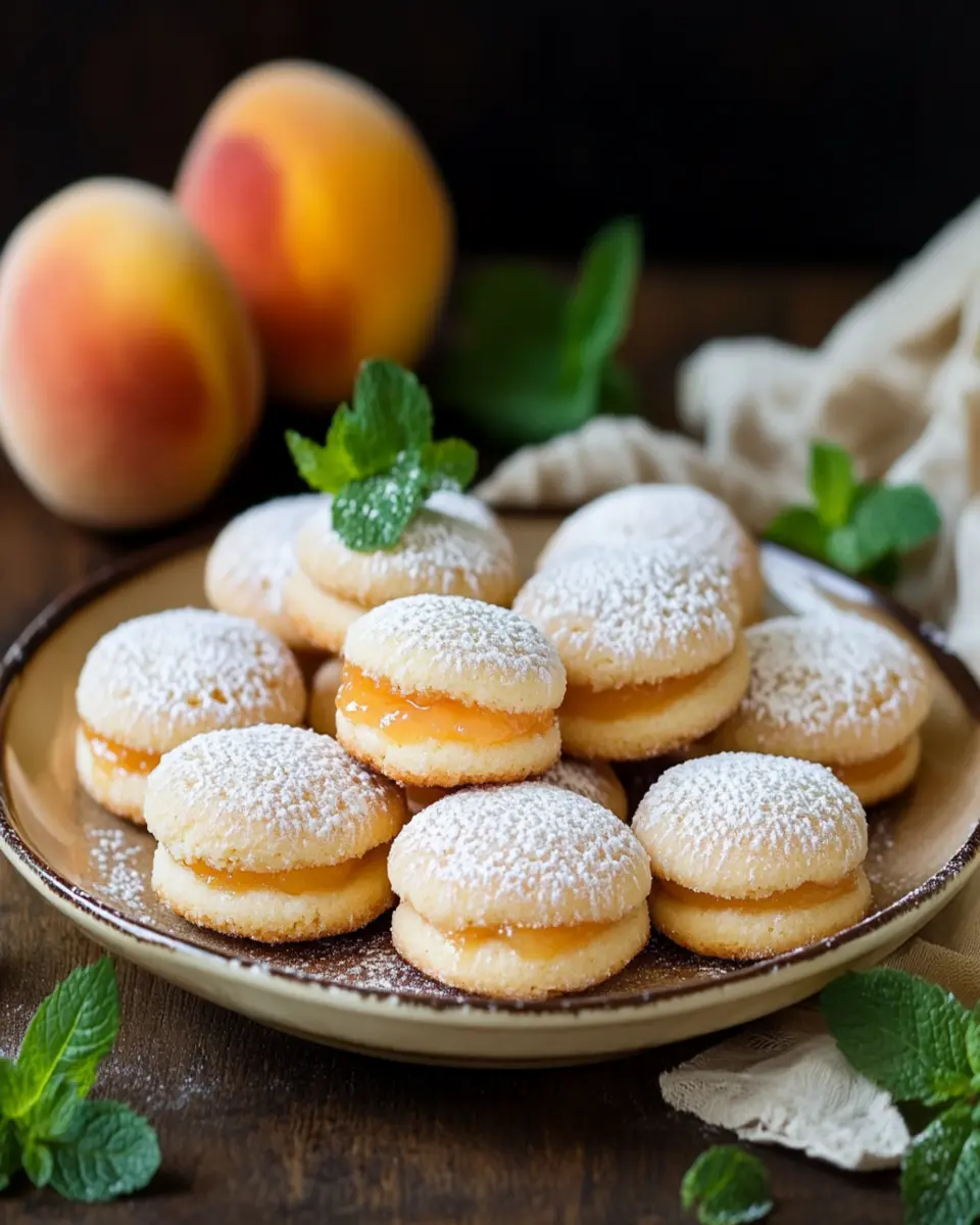 Italian Peach Cookies First Image First Image