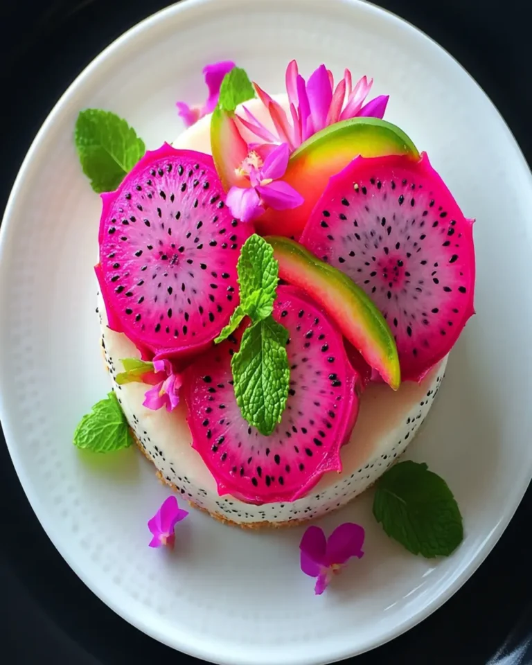Dragon Fruit Cheesecake First Image First Image