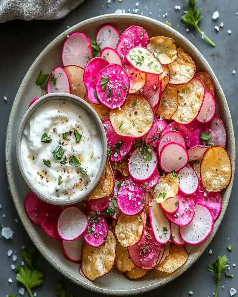 Crunchy Air Fryer Radish Chips First Image First Image