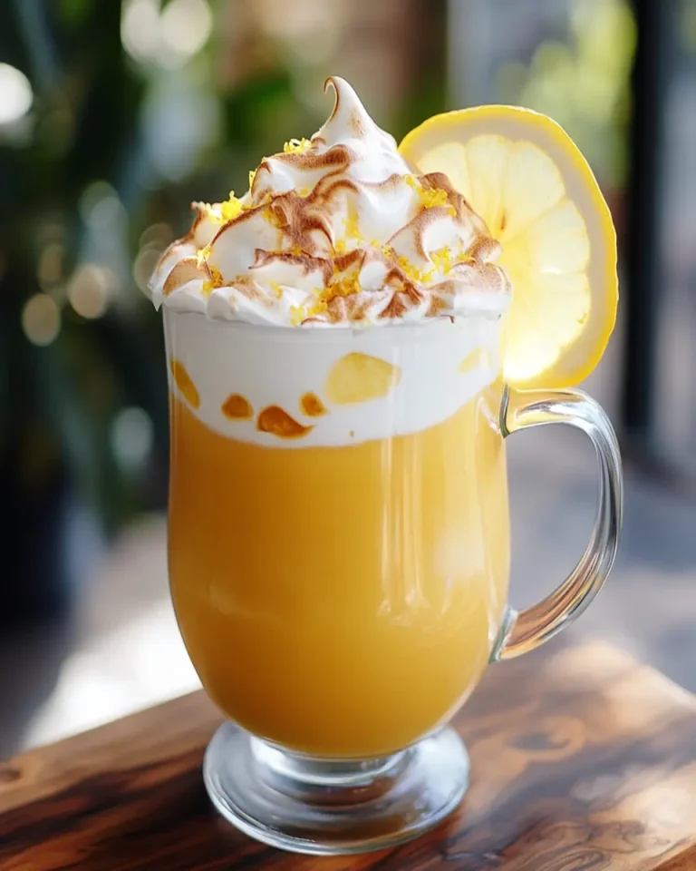 Lemon Meringue Rooibos Tea Latte with Coconut Milk First Image First Image