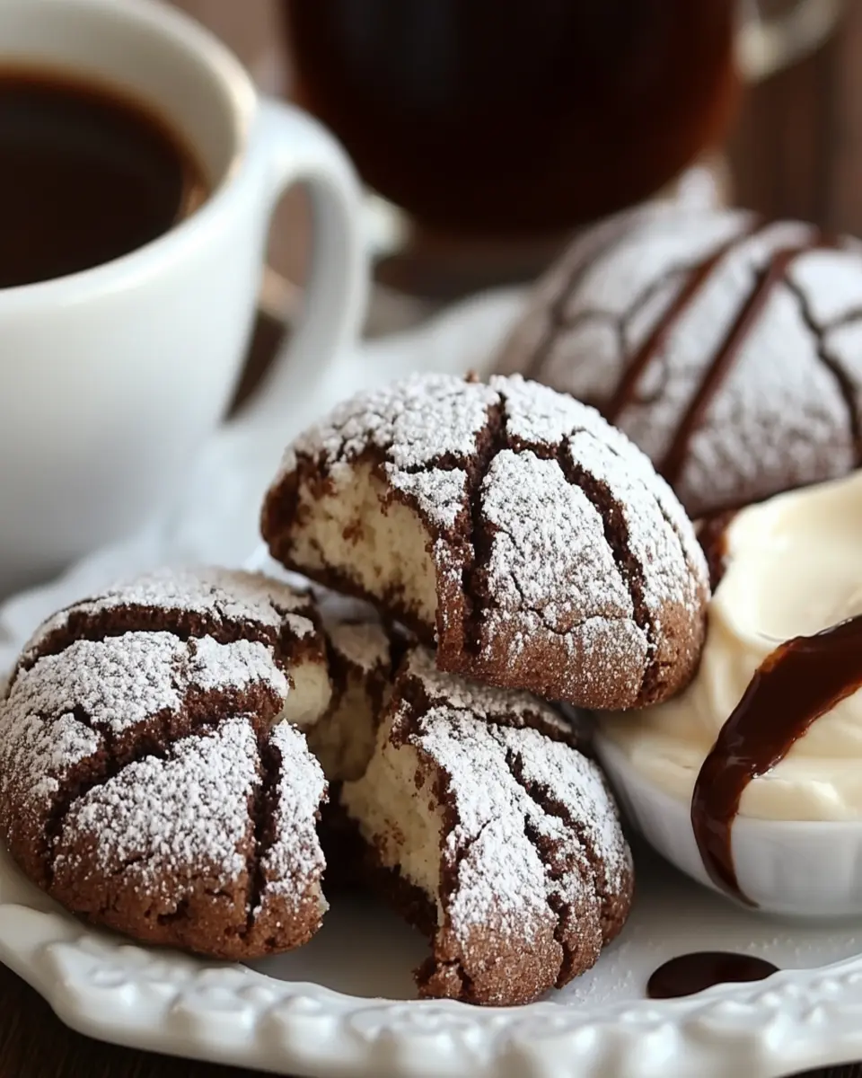 Tiramisu Crinkle Cookies: Indulgent Bliss in Every Bite